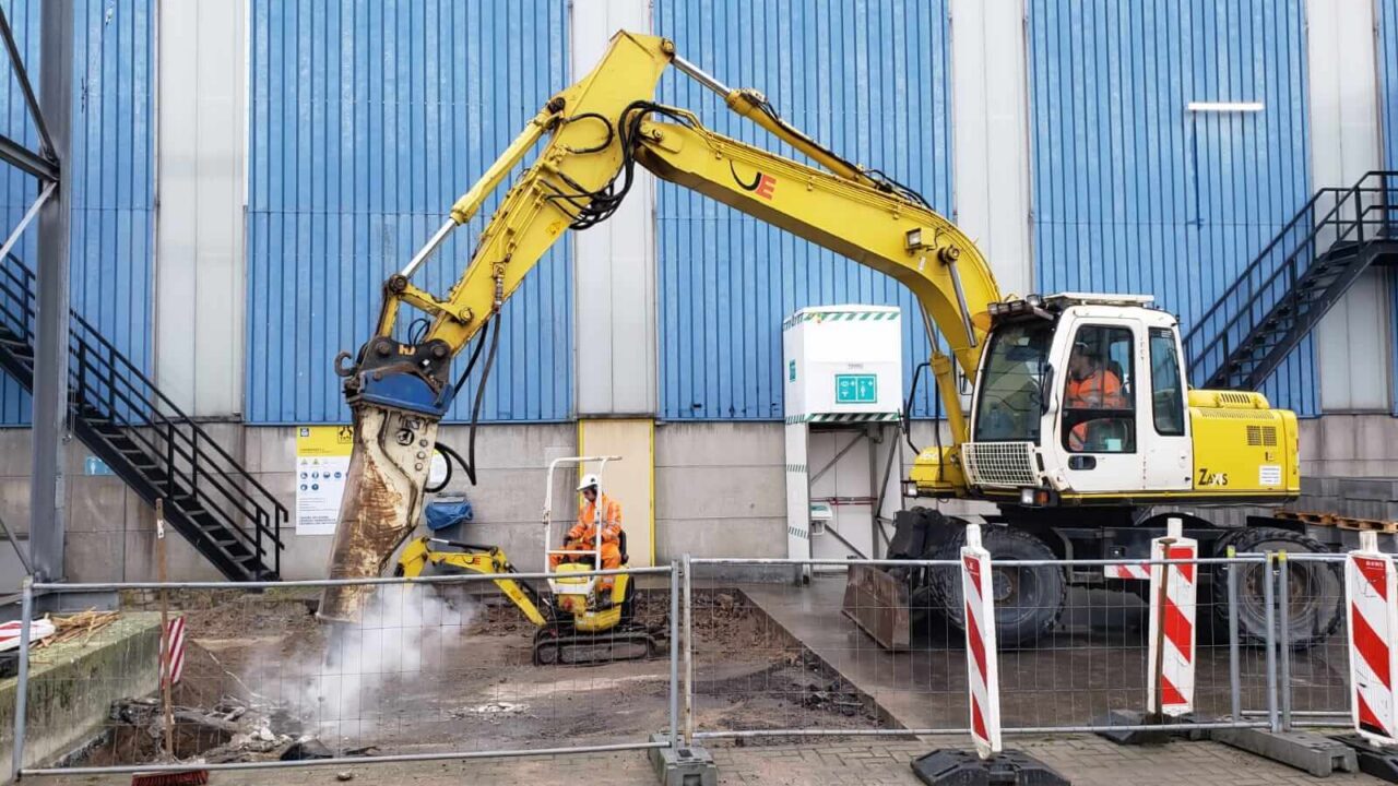 sloopwerk betonnen vloer